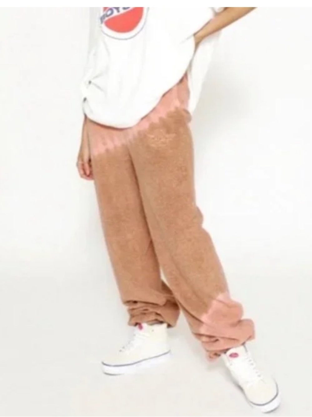 Revolve Boys Lie Pamela Inside Out Sweatpants Brown, Pink NWOT